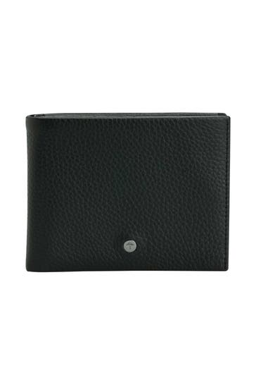 JOOP! Ledergeldbörse 'Minos' schwarz 