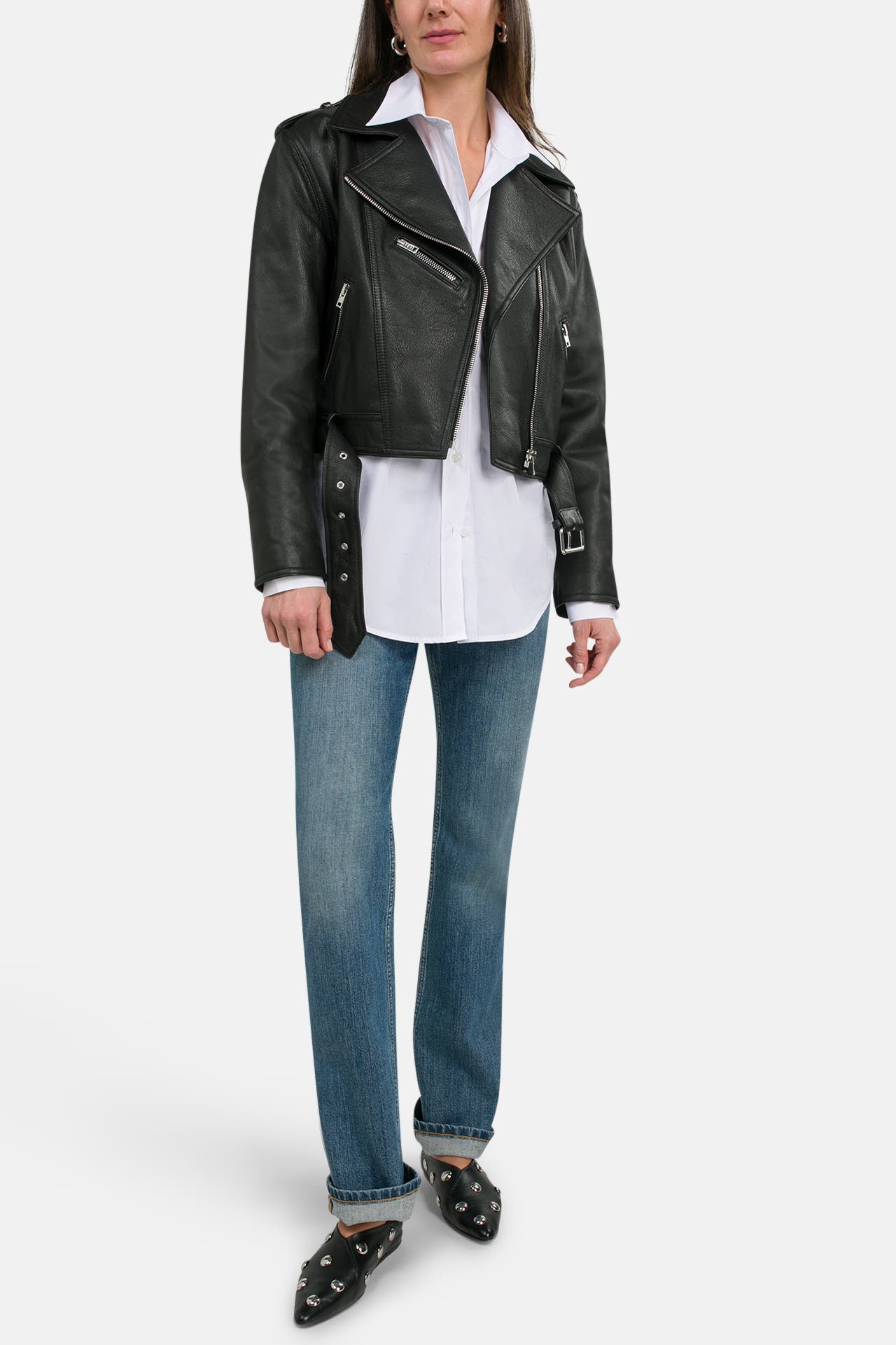 FILIPPA K Lederjacke schwarz, Bild 1