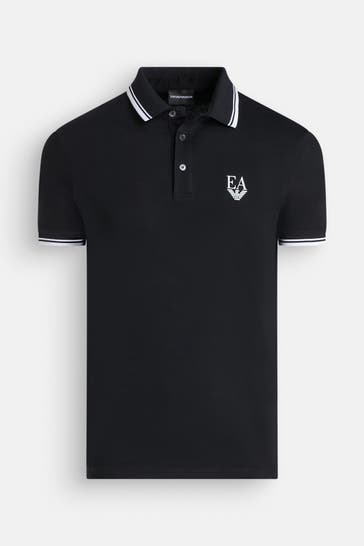 EMPORIO ARMANI Polo-Shirt schwarz