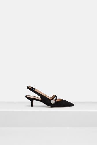 STUART WEITZMAN Sling-Pumps 'Dede' schwarz