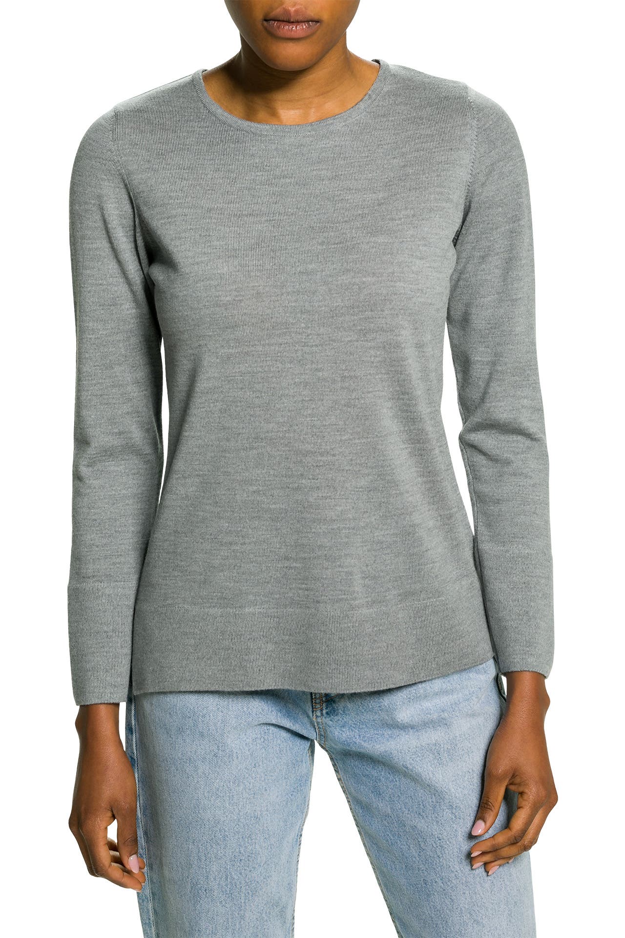 MAERZ MUENCHEN Schurwollpullover grau, Bild 1