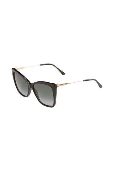 JIMMY CHOO Sonnenbrille 'Seba' gold-schwarz