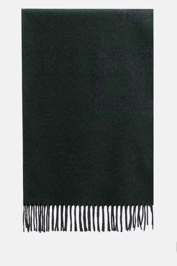 BOGNER Wollschal tannengrün