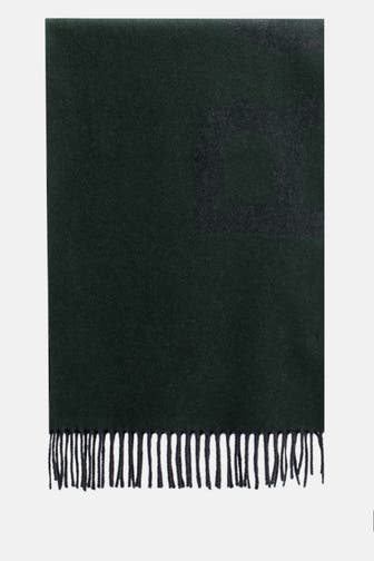 BOGNER Wollschal tannengrün