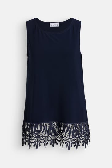 JOSEPH RIBKOFF Top, midnight blue