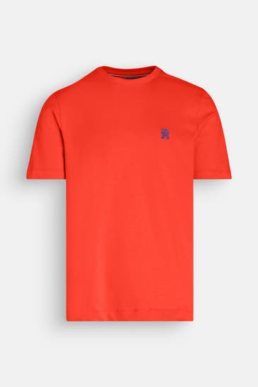 TOMMY HILFIGER T-Shirt dunkelorange