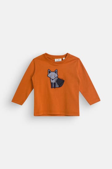 SANETTA Longsleeve dunkelorange
