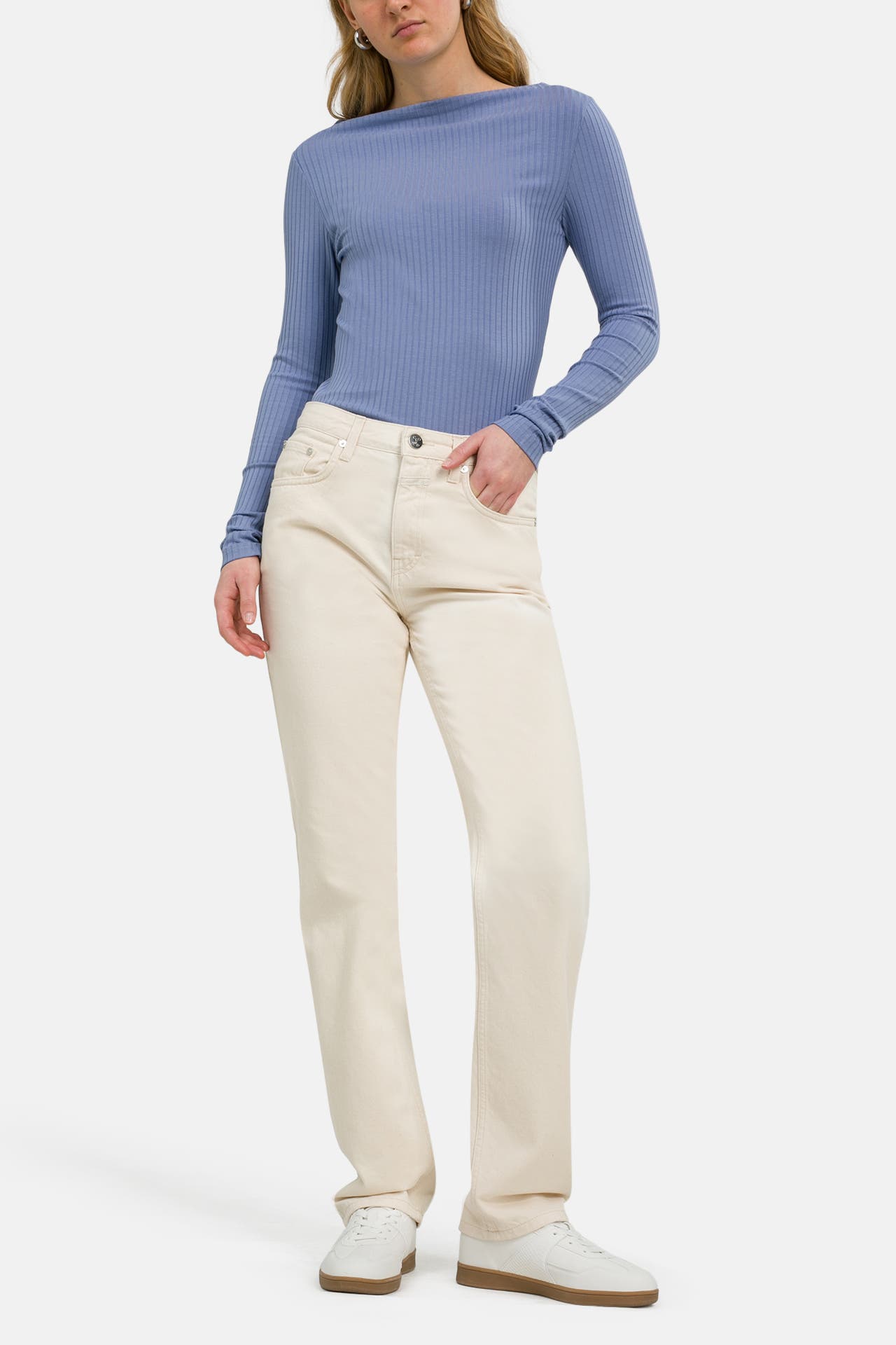 CLOSED Longsleeve taubenblau, Bild 1