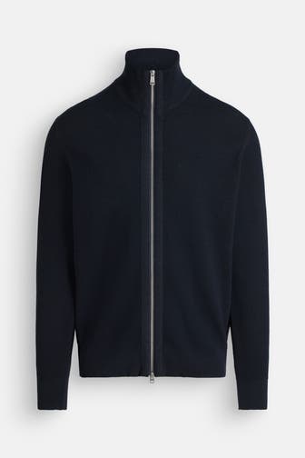 MARC O'POLO Strickjacke schwarzblau