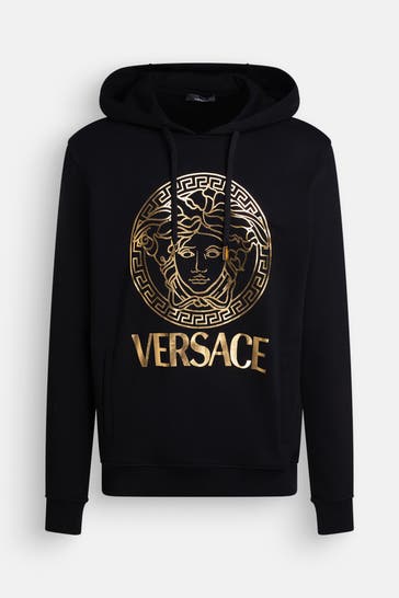 VERSACE Hoodie schwarz