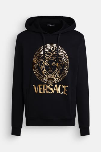 VERSACE Hoodie schwarz