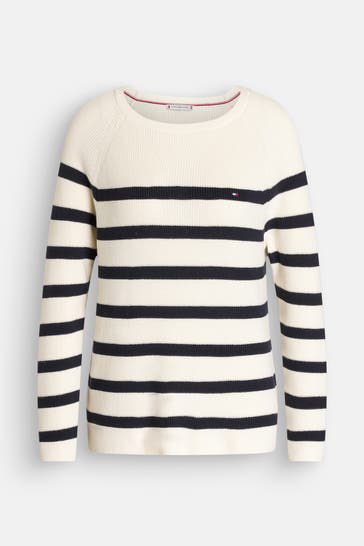 TOMMY HILFIGER Strickpullover 'Hayana' gestreift