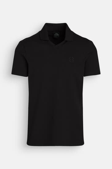 ARMANI EXCHANGE Polo-Shirt schwarz