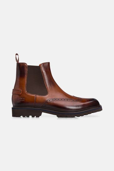 MELVIN & HAMILTON Chelsea-Boots 'Pierce 26' dunkelbraun