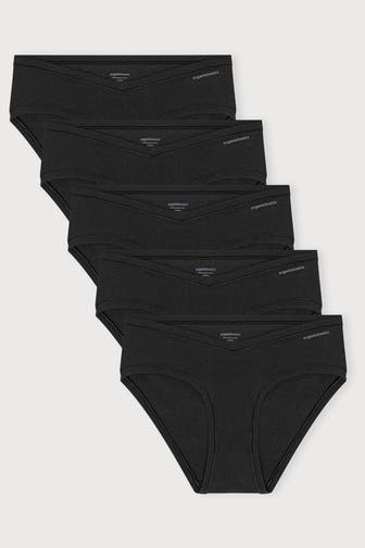 ORGANIC BASICS 5er-Pack Hipster schwarz