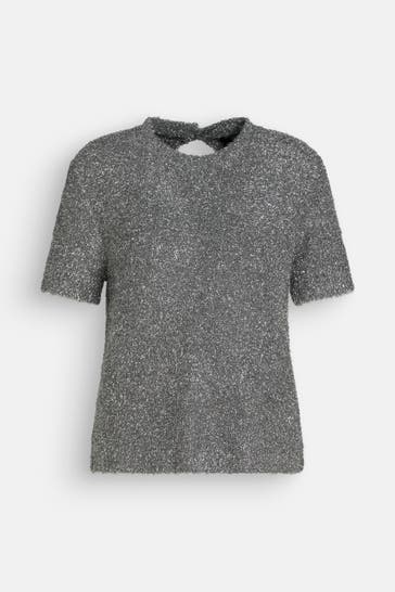RIANI Strickshirt silber