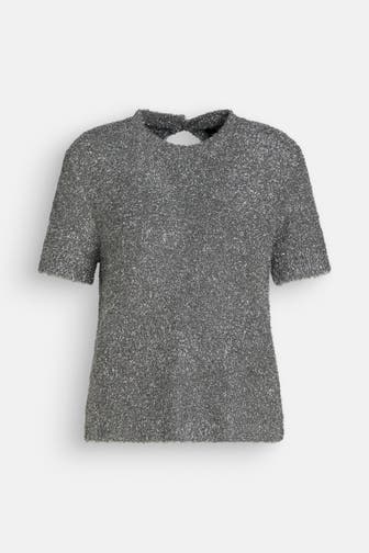 RIANI Strickshirt silber