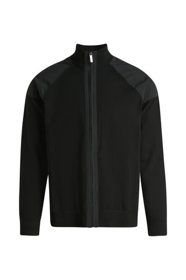 CALVIN KLEIN Strickjacke schwarz