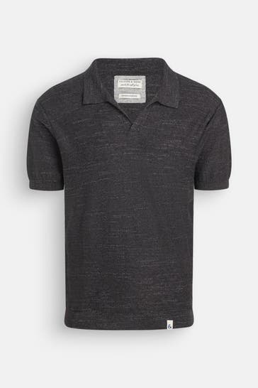 COLOURS & SONS Polo-Shirt anthrazit