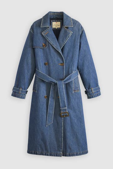 LEVI'S® Denim-Trenchcoat blau