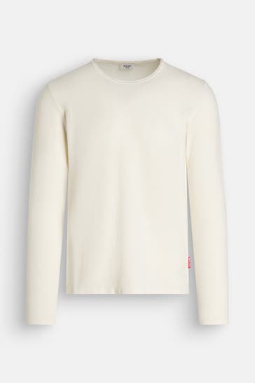 JOOP! Strick-Longsleeve 'Svenor' weiß