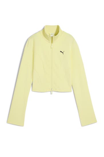 PUMA Sweatjacke hellgelb