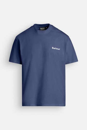 BARBOUR T-Shirt 'Camber' navy