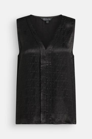 ARMANI EXCHANGE Blusentop schwarz