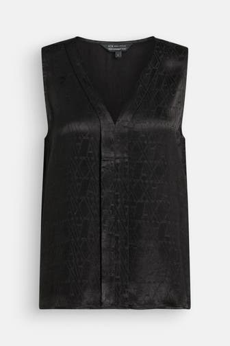 ARMANI EXCHANGE Blusentop schwarz