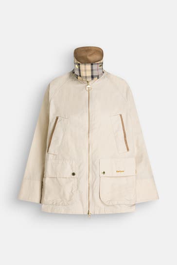 BARBOUR Übergangsjacke 'Icons Bedale' creme