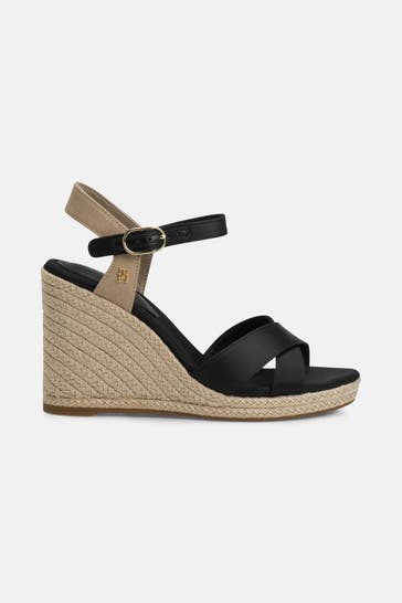 TOMMY HILFIGER Wedges schwarz