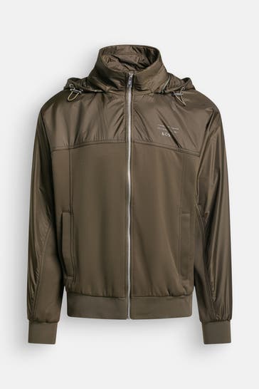 BOSS Übergangsjacke 'Porsche x Boss' khaki 