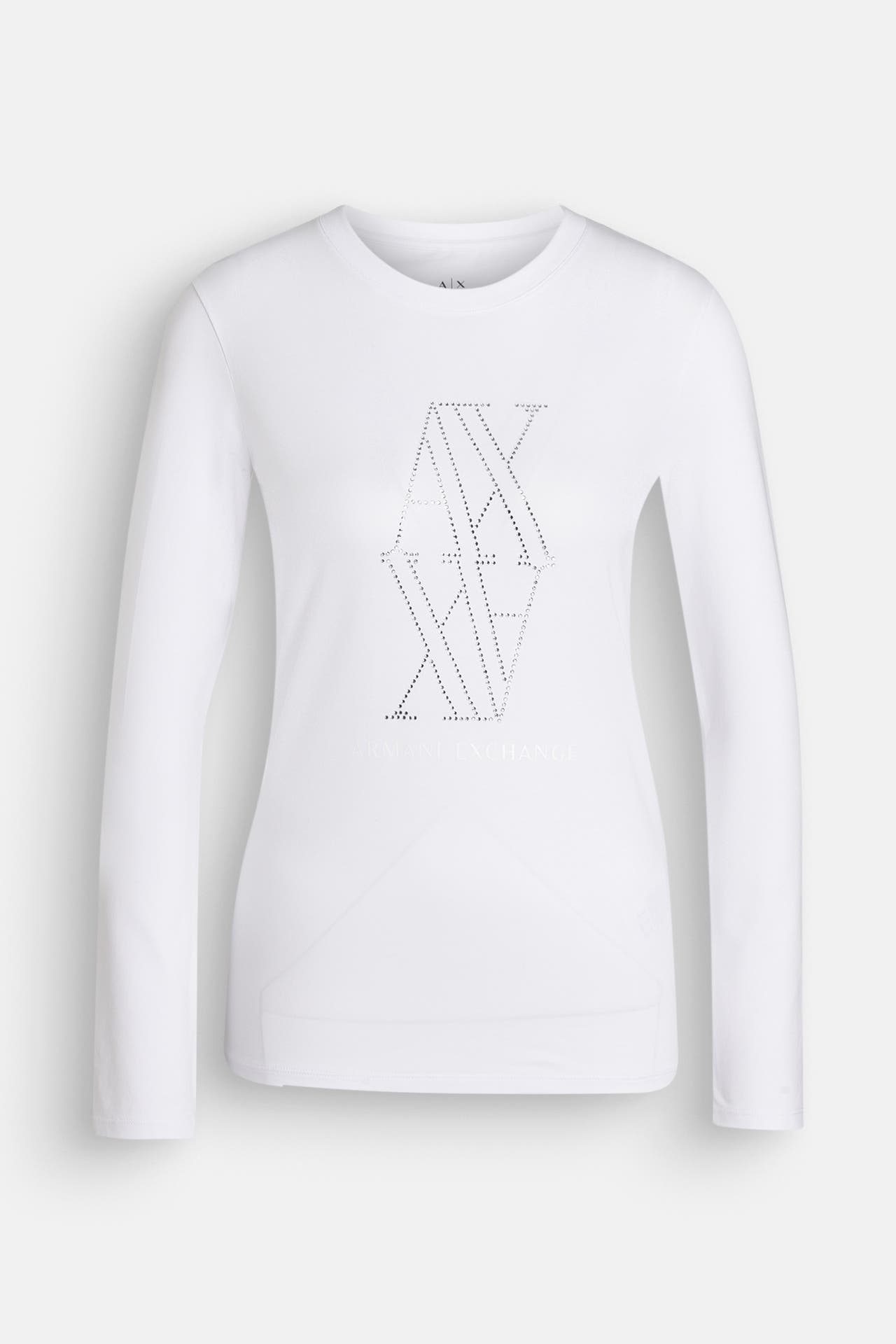 ARMANI EXCHANGE Longsleeve weiß, Bild 1