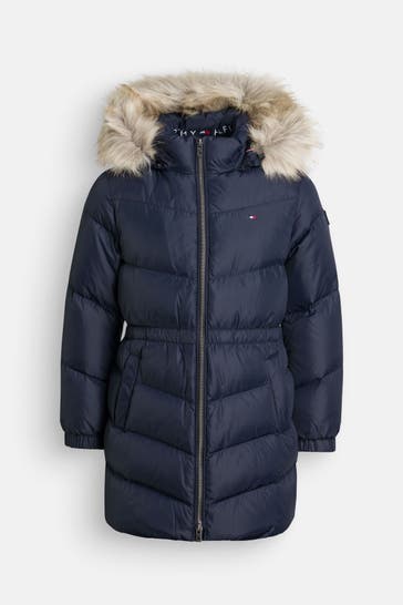 TOMMY HILFIGER Steppmantel dunkelblau