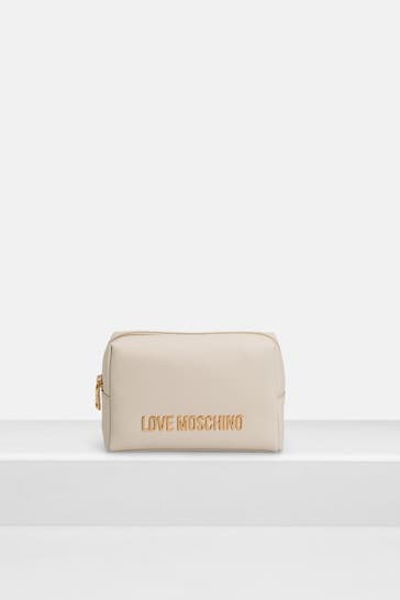LOVE MOSCHINO Kulturbeutel creme