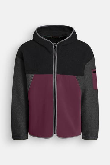 SMARTWOOL Wollmix-Fleecejacke mehrfarbig