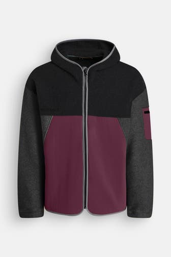 SMARTWOOL Wollmix-Fleecejacke mehrfarbig