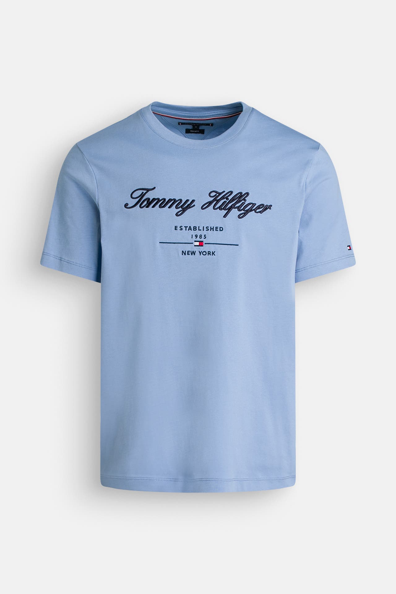 TOMMY HILFIGER T-Shirt taubenblau, Bild 1
