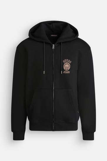 GUESS Sweatjacke schwarz