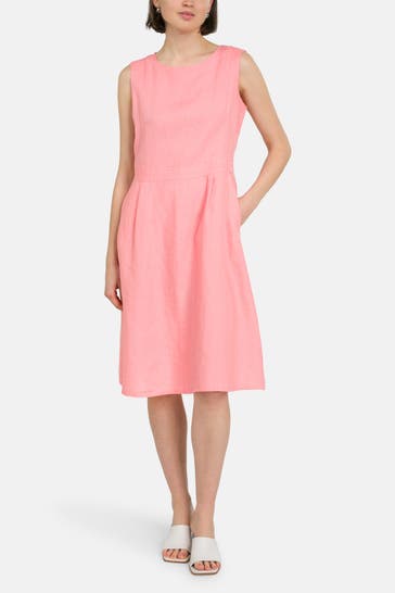 BETTY BARCLAY Leinenkleid lachs