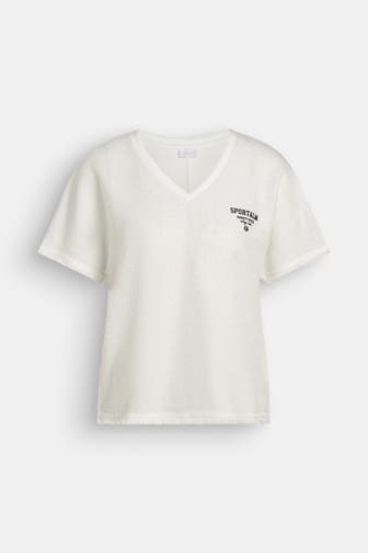 SPORTALM T-Shirt 'Lino' weiß