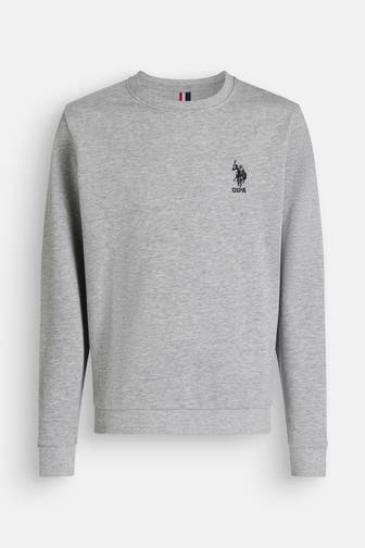 U.S. POLO ASSN. Sweatshirt 'Ivan' grau