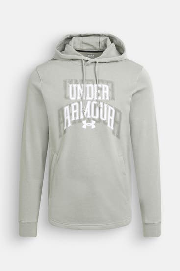 UNDER ARMOUR - Hoodie 'Rival Terry' graugrün
