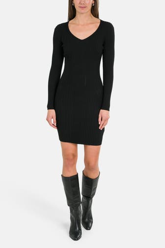 GUESS Strickkleid 'Isabella' schwarz