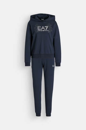EA7 Sweatanzug dunkelblau
