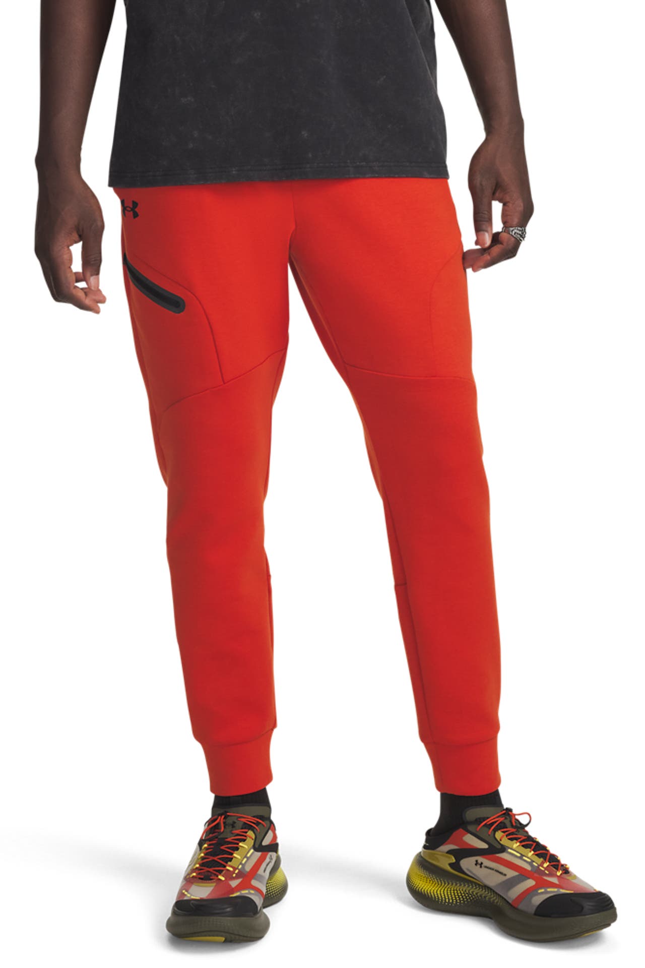 UNDER ARMOUR Sweatpants 'Unstoppable Fic Jgr' dunkelorange, Bild 1
