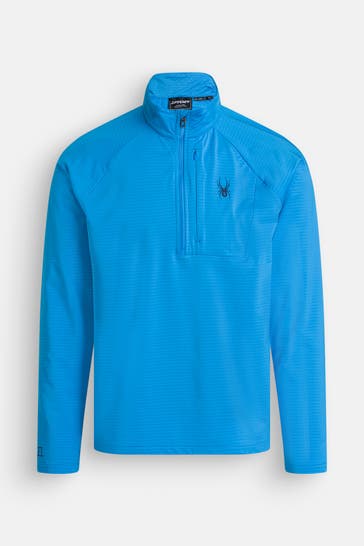 SPYDER Midlayer 'Gridweb' blau