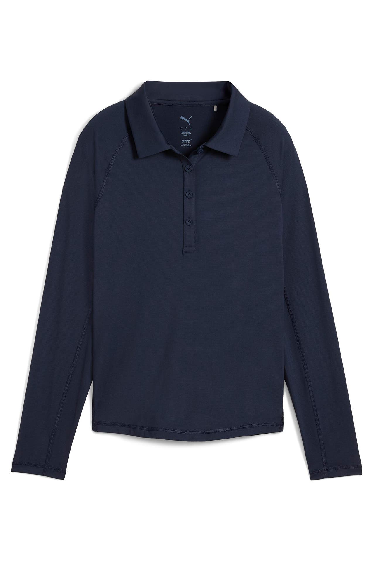 PUMA Langarm-Polo navy, Bild 1