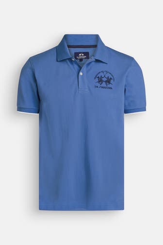 LA MARTINA Polo-Shirt azurblau