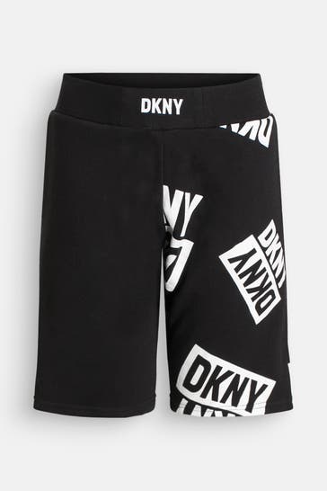 DKNY Sweatshorts 'Bermuda' schwarz